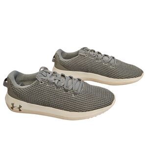 Under Armour Ripple MTL running shoes in a grey colorway. Sz9 Women